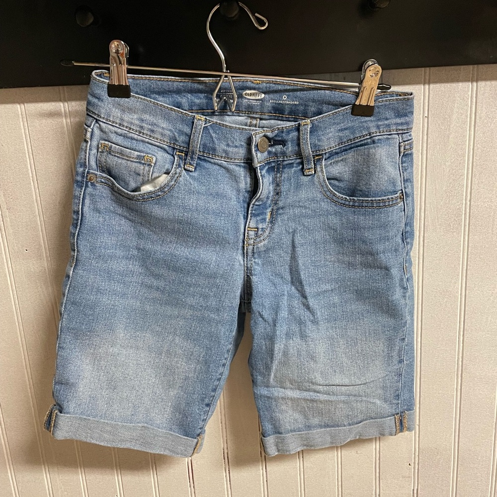 Girls Jean shorts from old navy, size 0